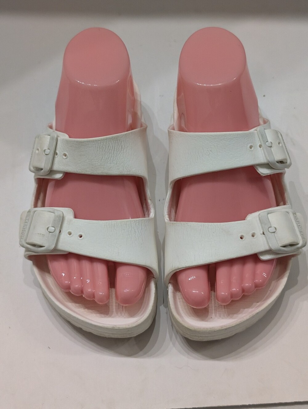 Birkenstock Women's 36 Eva Arizona White Sandals US 5-5.5